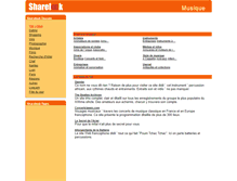 Tablet Screenshot of musique.sharelook.fr
